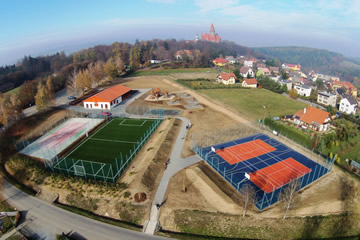 Spolupráce při výstavbě  Sportovního centra Bouzov