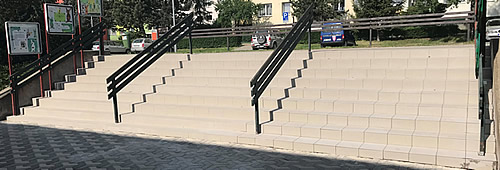 Havarijní oprava schodů ZŠ Předmostí